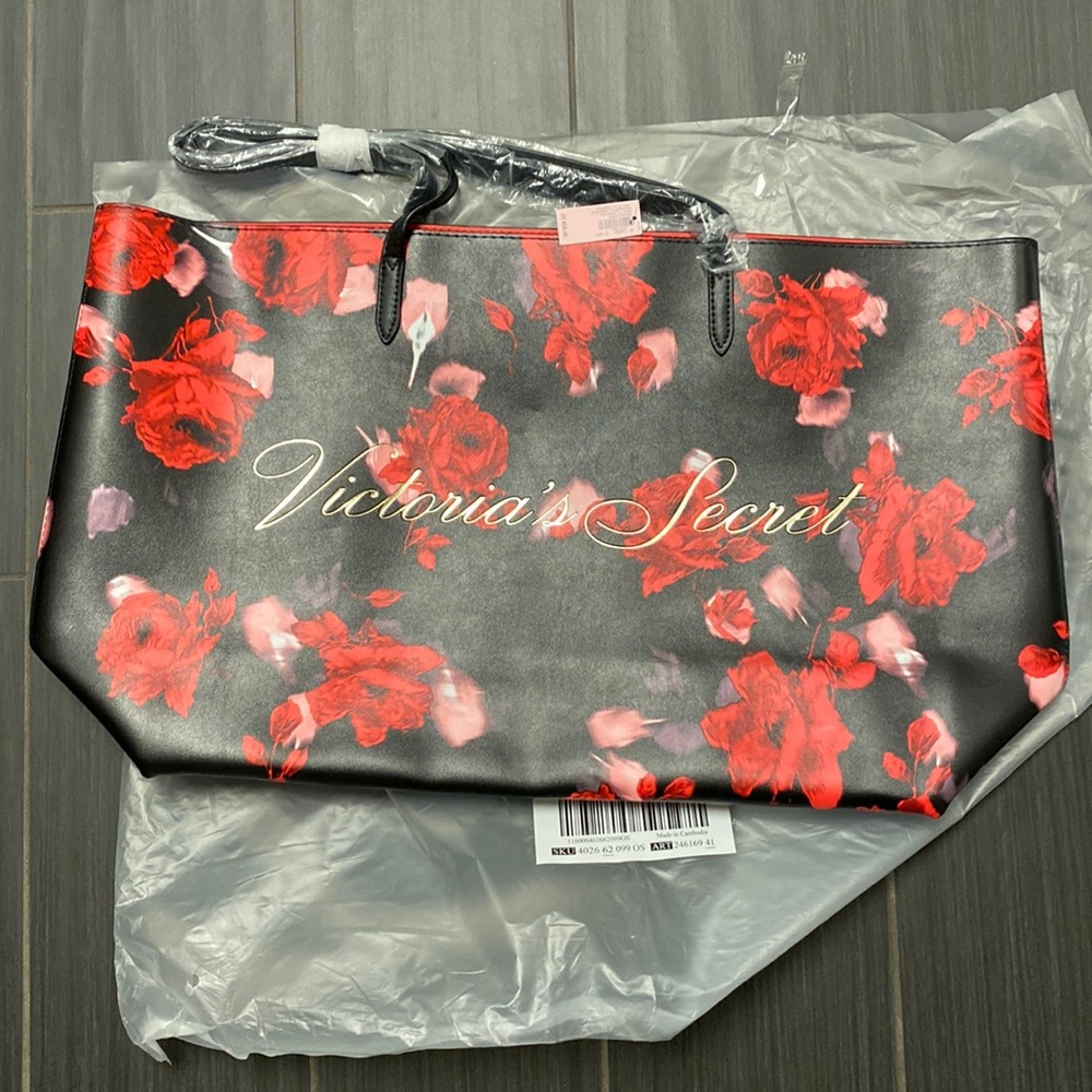 Brand new leather Victoria Secret tote